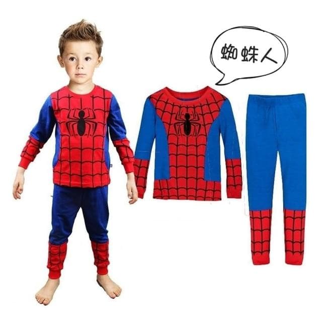 兒童英雄居家服蜘蛛人童裝 聖誕節服裝 居家服 兒童睡衣 兒童居家服 英雄睡衣 聖誕童裝 聖誕裝