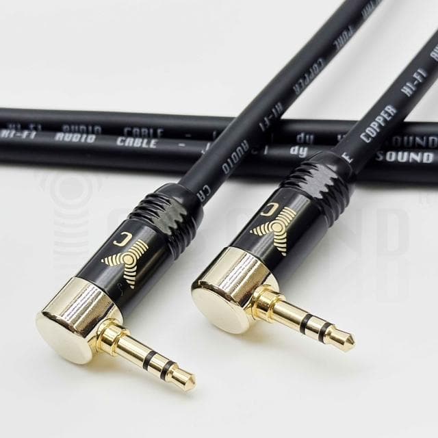 【YC Sound】頂配 鍍鉻全銅插頭 發燒線 3.5mm音源線 3.5mm公對公 耳機對錄線 L頭 彎頭 車用AUX IN 藍牙 電腦喇叭 PA音響線材 音頻連接線 RODE錄音線 AUX車用線 喇叭音源線