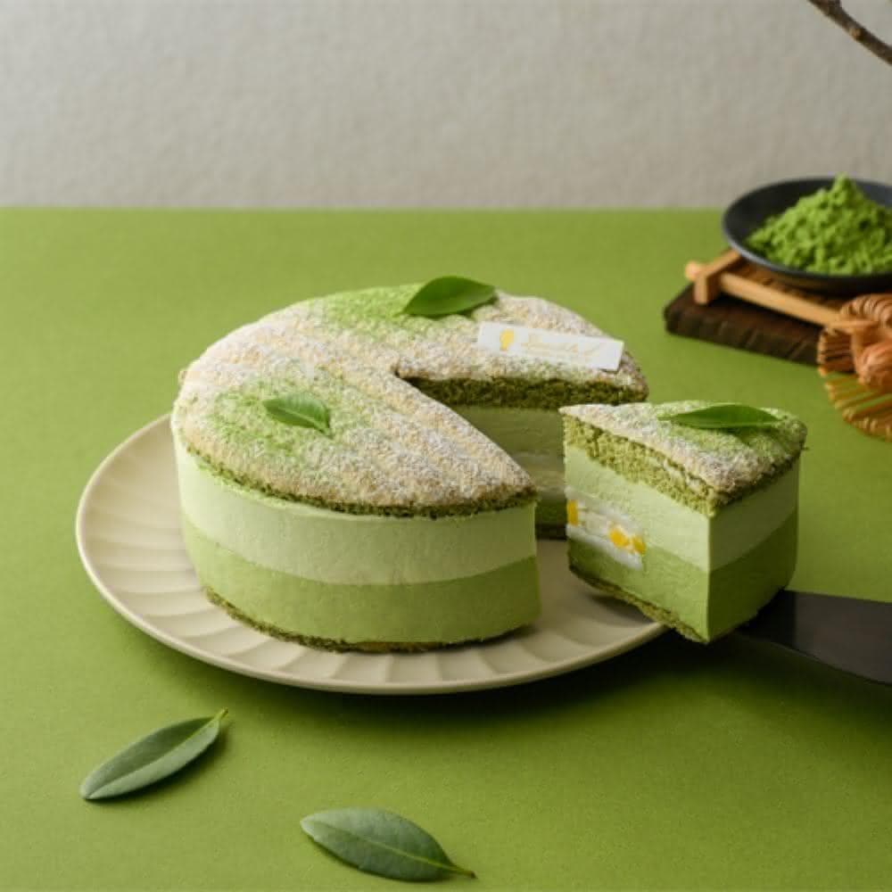 6吋雙色抹茶大福乳酪(甜點 抹茶 乳酪 大福 下午茶 蛋糕 團購 彌月)