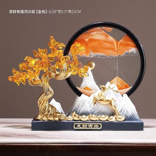 柿柿如意柿子家居飾品玄關櫃擺件新中式客廳酒櫃裝飾喬遷之喜禮物