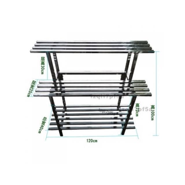 免運 陽臺落地式花盆架 花架 盆栽架 植物架 戶外花架防鏽防腐 不鏽鋼花架 不鏽鋼花架 多層置物架 園藝花架 階梯式花架