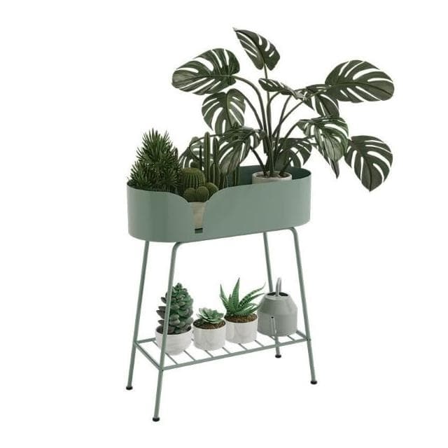 北歐陽臺鐵藝花架子網紅客廳花架置物架落地盆栽架子落地式植物架