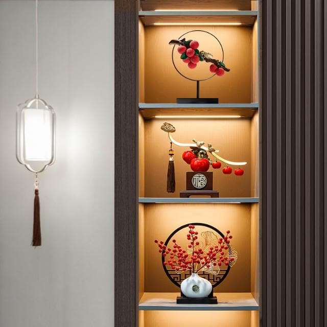 柿柿如意擺件裝飾品送人喬遷新居搬家之喜入宅全套禮品禮物2024