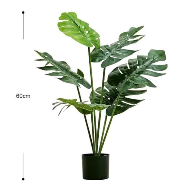 北歐植物假植物仿真植物大型旅人蕉龜背葉仿真綠植室內盆栽假旅人蕉客廳家居龜背葉琴葉榕落地擺件