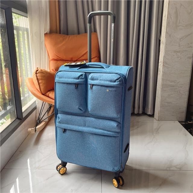 四季風家居 超輕拉桿箱28吋箱子行李箱女24吋牛津布防水旅行箱學生輕量登機箱