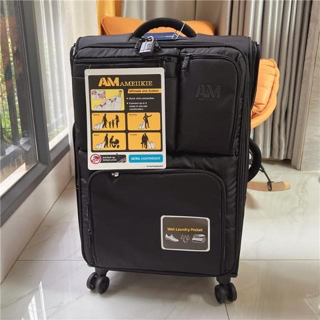 四季風家居 超輕拉桿箱28吋箱子行李箱女24吋牛津布防水旅行箱學生輕量登機箱