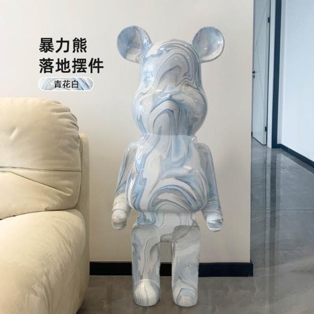桃甜也居家生活 網紅暴力熊存錢筒落地大擺飾客廳家居電視櫃裝飾新家喬遷新居禮品