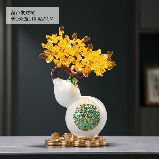 桃甜也居家生活 招財福鹿擺飾客廳電視櫃酒櫃玄關喬遷新居結婚禮物軟裝家居飾品