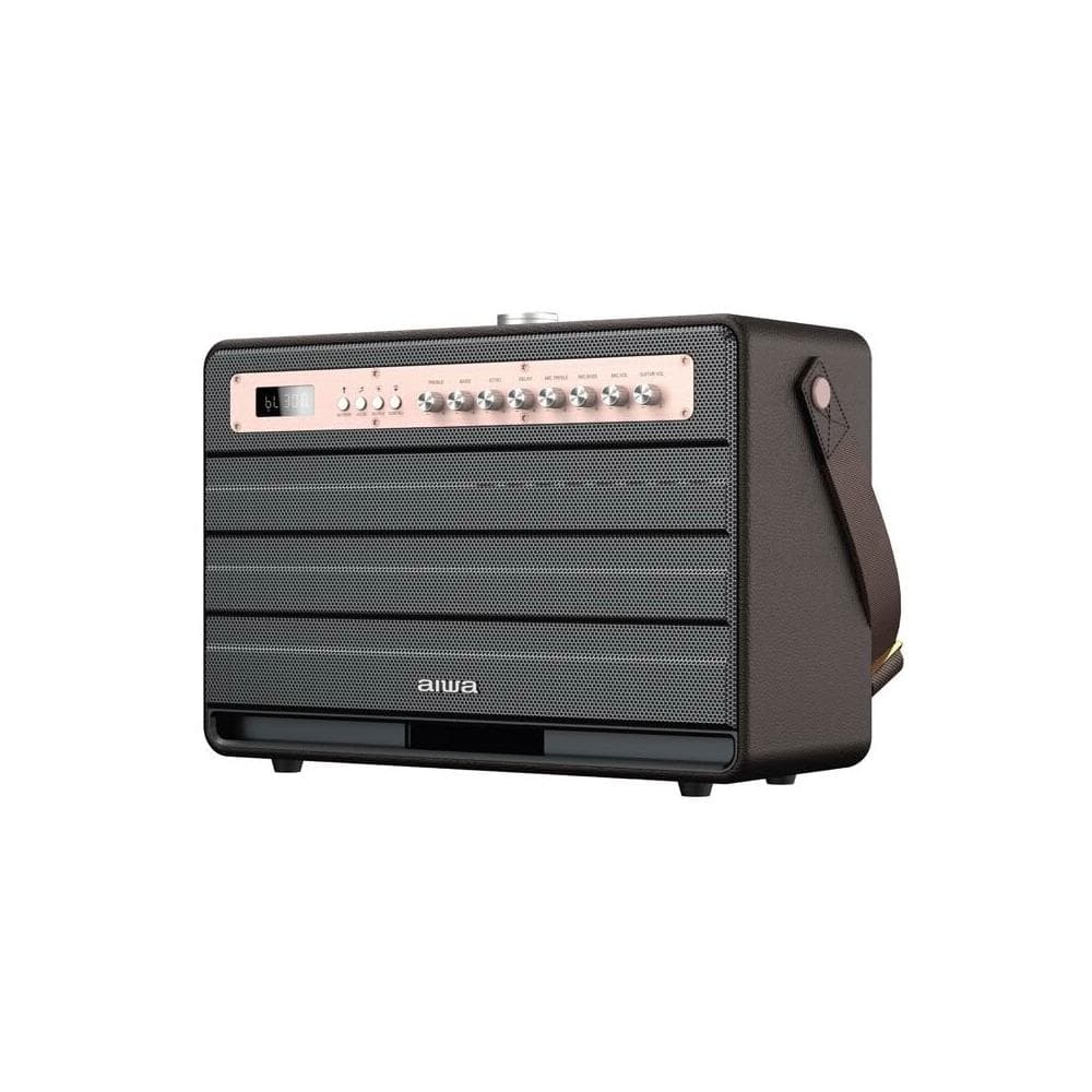 【AIWA 愛華】AIWA 愛華 藍牙喇叭/無線音響 唱歌/廣播/教學 一機多用 附雙麥克風 MI-X450 Pro ENIGMA