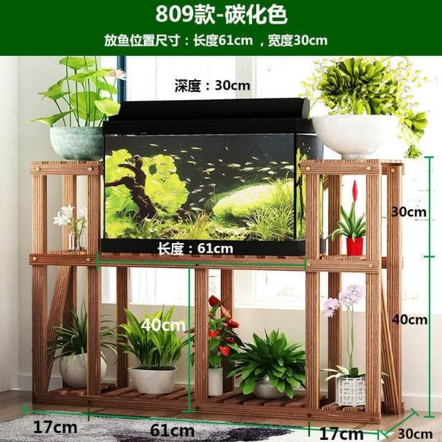 廠家直發 花架客廳 魚缸花架子多層 特價陽臺置物架 落地式置物架 實木盆栽植物置物架 室內置物架