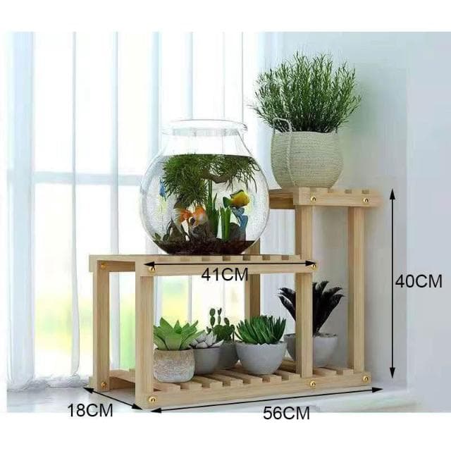 廠家直發 花架客廳 魚缸花架子多層 特價陽臺置物架 落地式置物架 實木盆栽植物置物架 室內置物架
