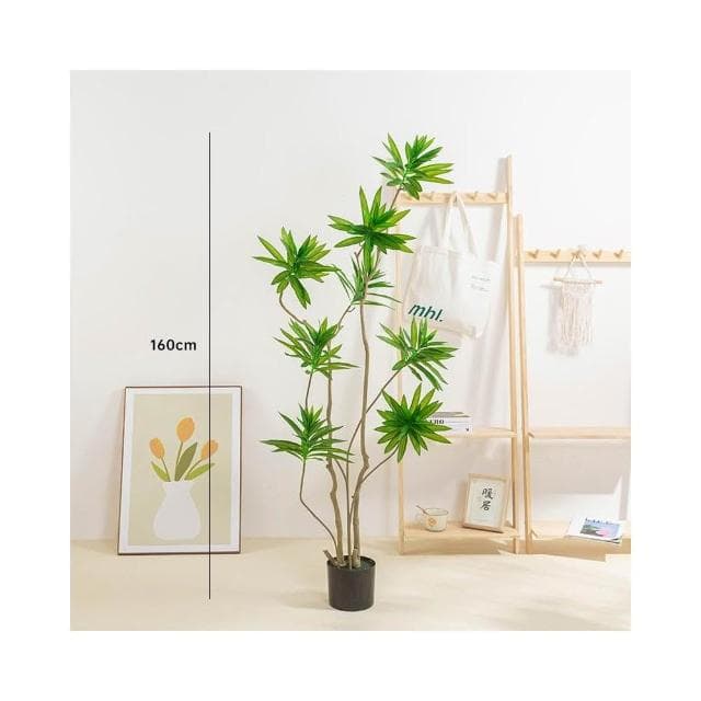 北歐ins風仿真綠植百合竹落地植物盆栽室內客廳裝飾擺件假樹盆景