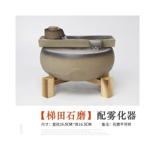 流水擺件 循環風水球 辦公室桌面擺件 開業喬遷禮物 時來運轉 療癒小物 辦公室風水陶瓷擺件 陶瓷噴泉流水罐