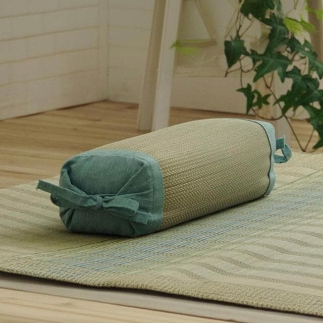 【IKEHIKO】藺草角枕Rhythm 30x15x8-10cm|午睡神器高度可調 天然素材綠色商品 透氣清爽不悶熱 淨化空氣消除異味