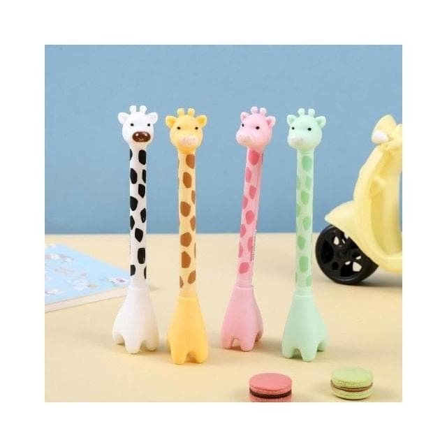 長頸鹿筆 河馬筆 可立式筆 可愛 中性筆 造型筆 搞笑趣味 韓風可愛創意 仿真筆 婚禮小物 交換禮物