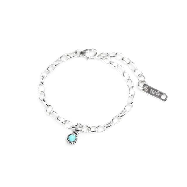 【ART64】寶寶純銀手鍊 彌月禮盒 12款天然石任選 新生兒禮物/兒童生日禮推薦(附提袋與擦銀布)