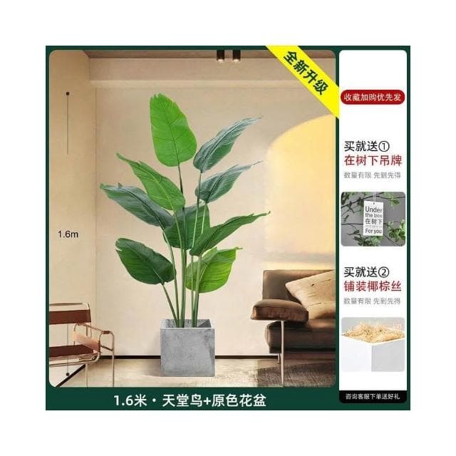 部分現貨🔥仿真綠植 高端輕奢仿生花客廳大型室內盆栽 擺件裝飾樹假植物 仿真植物 假植物 假植物裝飾擺件 假盆