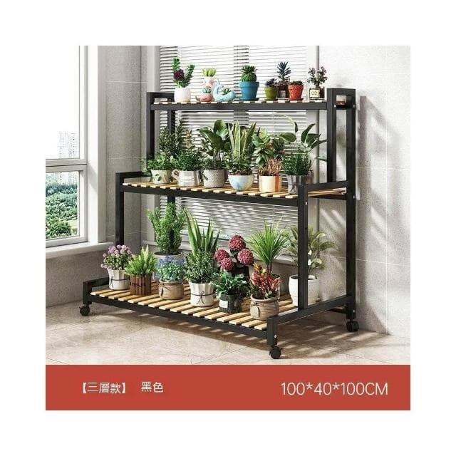 免運 花架 可移動花架 陽台花架 花盆架 楠竹多層花架 盆栽架 多肉植物架 木製花架 展示架陽臺楠竹花架 室內多層置物架