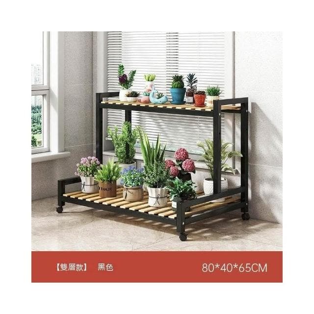 免運 花架 可移動花架 陽台花架 花盆架 楠竹多層花架 盆栽架 多肉植物架 木製花架 展示架陽臺楠竹花架 室內多層置物架