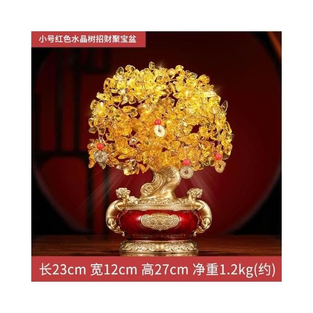 發財樹招財擺件搖錢樹聚寶盆辦公室店鋪收銀臺裝飾品喬遷開業禮品