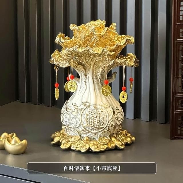 招財進寶百財白菜擺件客廳電視櫃收銀前臺裝飾品店鋪喬遷開業禮物