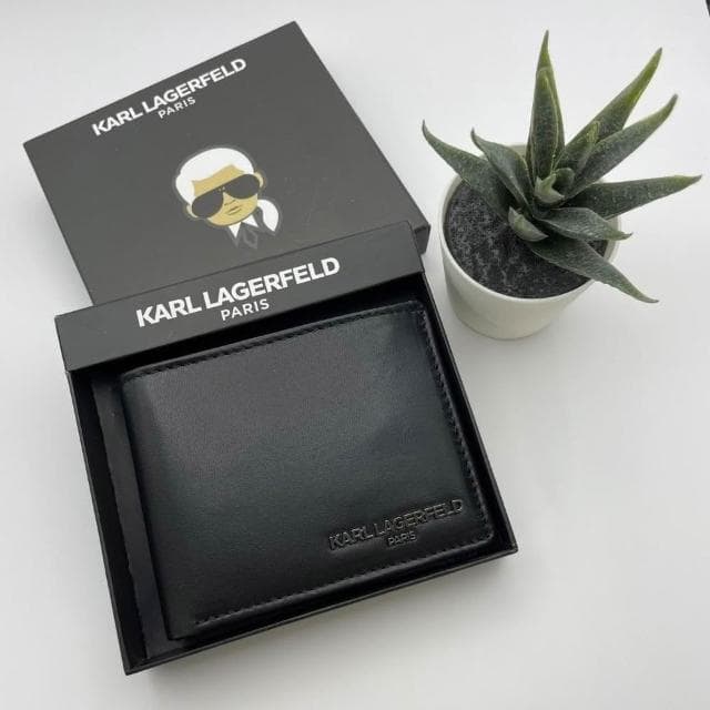 【KARL LAGERFELD 卡爾】質感送禮推薦 卡爾 皮夾 現貨  Karl  附盒 實用 零錢 卡夾 短夾 錢包 生日禮物 保證正品 送禮 #8740
