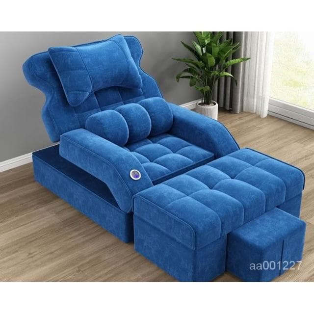 足療沙髮按摩床電動足浴沙髮沐足可躺椅埰耳修腳店椅子桑拿美甲椅按摩床 沙發 電動沙發 按摩椅 VXY0