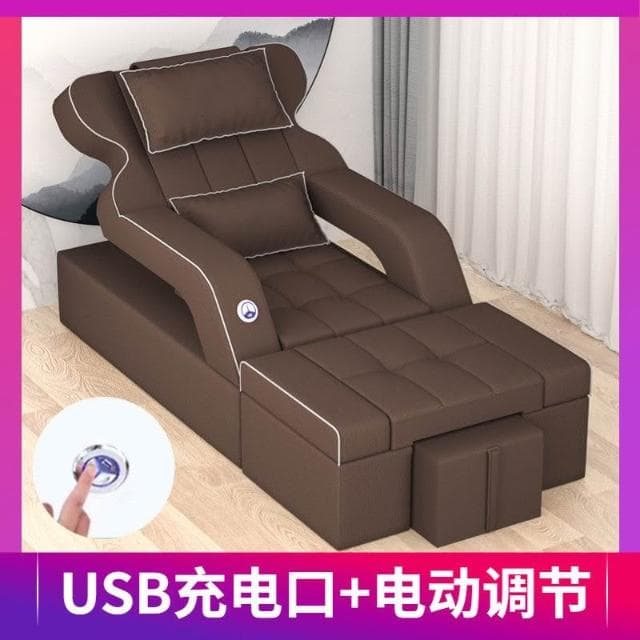 足療沙髮按摩床電動足浴沙髮沐足可躺椅埰耳修腳店椅子桑拿美甲椅按摩床 沙發 電動沙發 按摩椅 VXY0