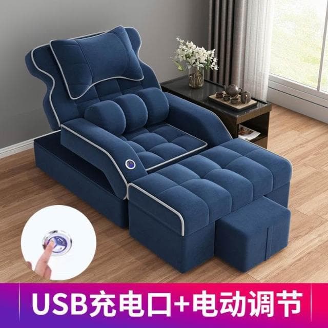 足療沙髮按摩床電動足浴沙髮沐足可躺椅埰耳修腳店椅子桑拿美甲椅按摩床 沙發 電動沙發 按摩椅 VXY0