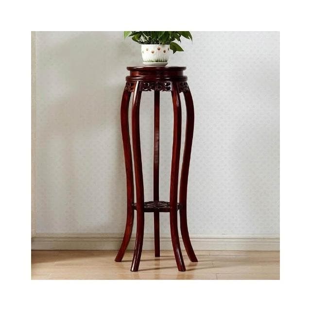 花架實木中式客廳榆木仿古花架子多層室內特價綠蘿盆景方形展示邊桌 盆栽架 花架 植物架 3TJ3