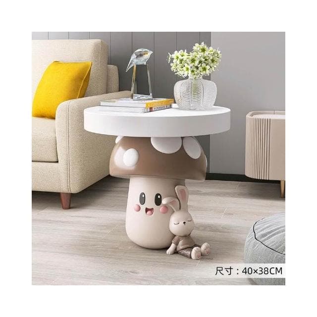 優選/免運 可開票~蘑菇 茶幾 落地擺件傢居飾品客廳沙髮邊幾臥室床頭櫃喬遷禮物