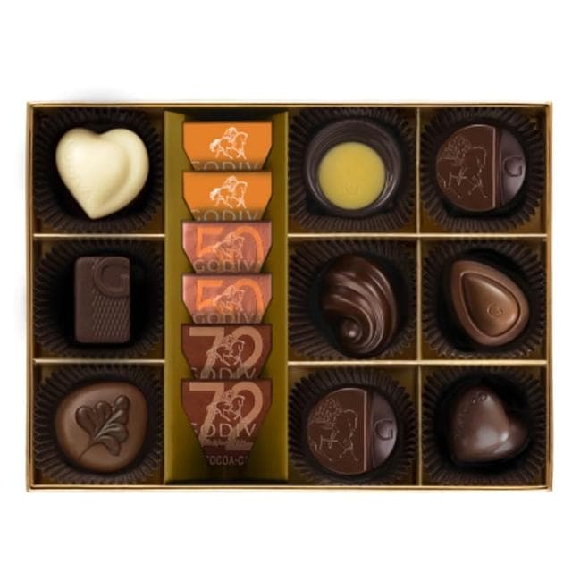 【GODIVA】金裝巧克力禮盒 6入 9入 15入 25入 夾心巧克力 片裝巧克力 巧克力禮盒