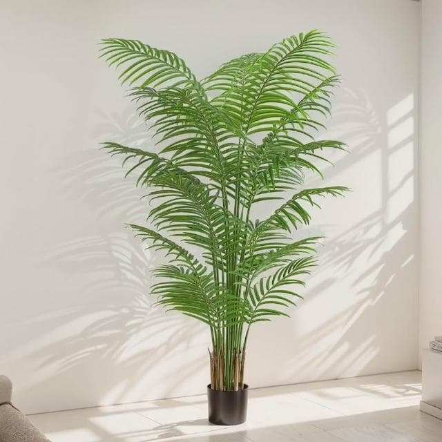 現貨+預購/免運 仿真綠植 仿生散尾葵 客廳落地假盆栽 室內大型仿生貴妃葵 假樹裝飾 植物擺件