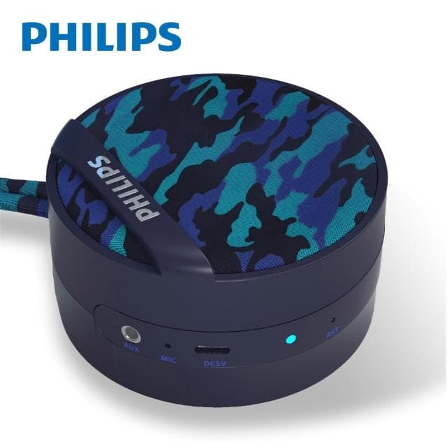 【Philips 飛利浦】藍芽喇叭 支援免持通話【隨身迷彩系列】 小喇叭 藍芽音響 喇叭 音響 藍牙喇叭 BT2003
