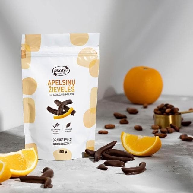 【Ruta 露特巧克力】露特 | 立陶宛百年國寶級巧克力 | 香橙黑巧克力 | 橙條巧克力 100g