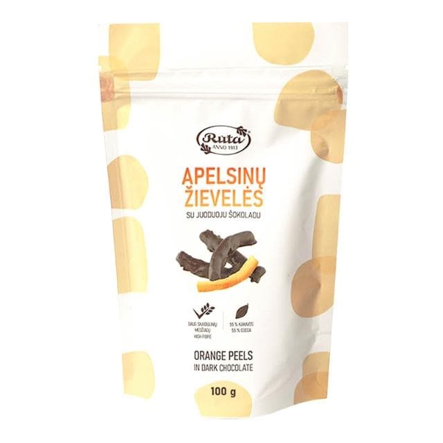 【Ruta 露特巧克力】露特 | 立陶宛百年國寶級巧克力 | 香橙黑巧克力 | 橙條巧克力 100g