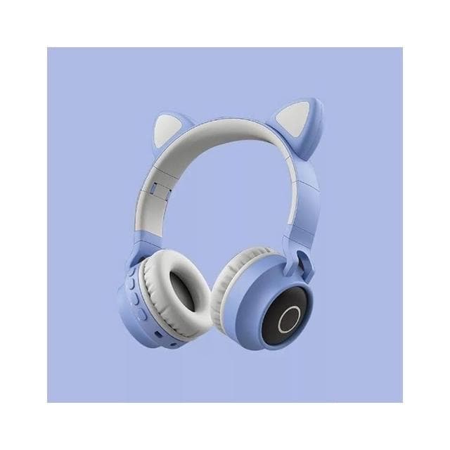 現貨速發📣帶麥克風 貓耳朵耳機 藍牙耳機 網課必備 發光耳機 兒童耳機 無線耳機 頭戴式耳罩式耳機 耳麥 TF卡