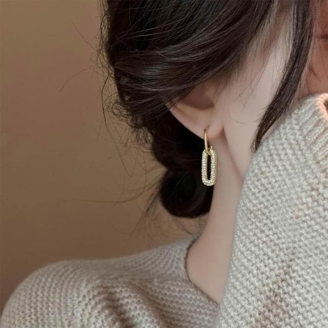 🎗飾間首飾鋪 法式幾何耳環飾品小眾設計高級純銀首飾耳飾韓國氣質爆款耳環耳夾