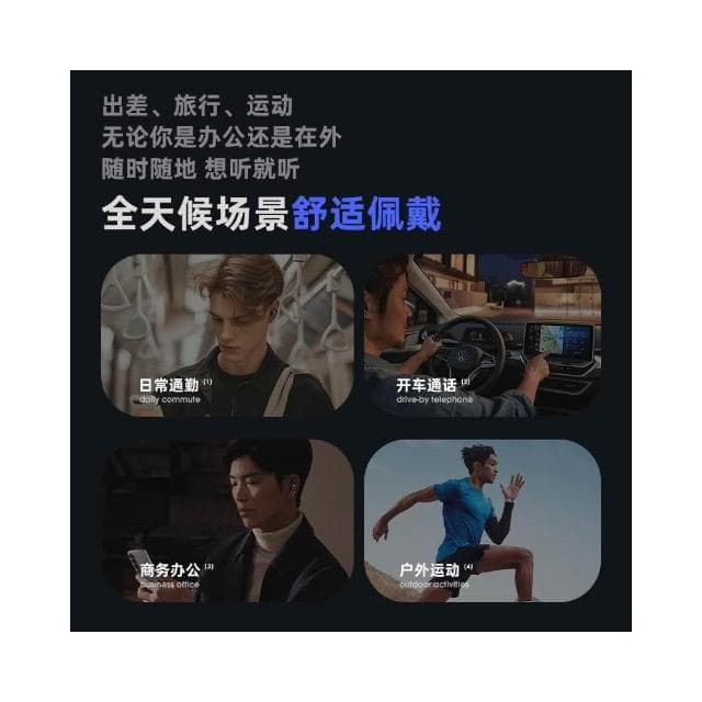 2025真無線耳機降噪半入耳式立體HiFi高音質藍牙耳機