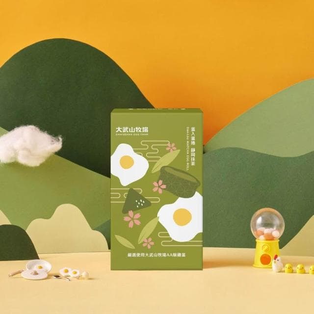 大武山牧場 一口蛋捲 靜岡抹茶 (2包/盒 ,共18入)|單盒賣場|送禮推薦