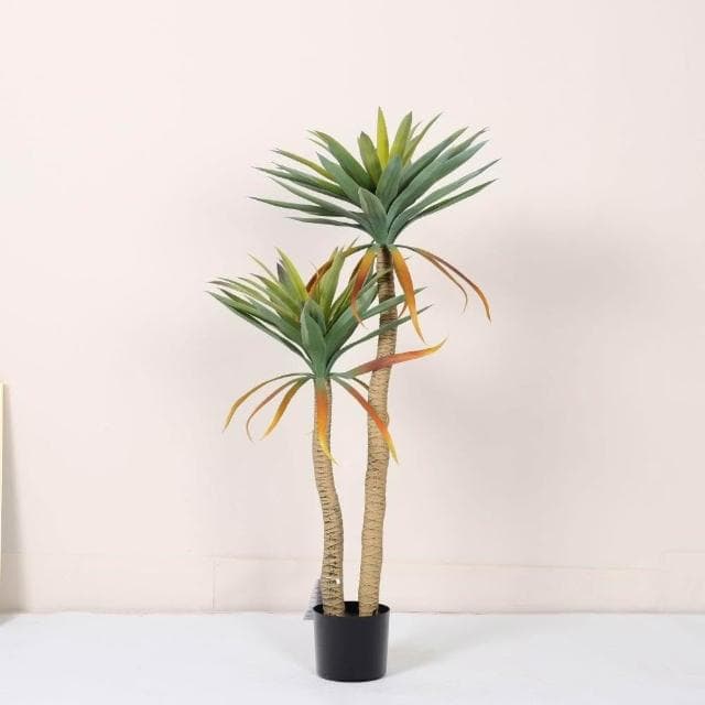 合枋傢俱 仿真龍舌蘭盆栽 大型仿真綠植室內落地裝飾擺件 仿生熱帶植物造景