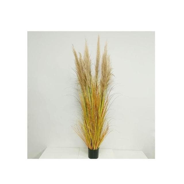 合枋傢俱 仿真蘆葦仿生植物盆栽批發景觀草擺件室內落地裝飾戶外婚禮造景