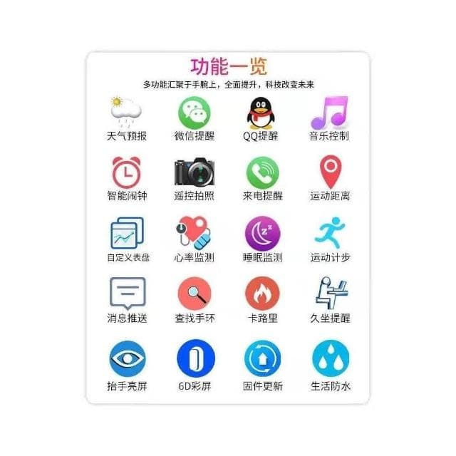 智能手錶手環運動計步男女學生情侶小米vivo華為榮耀蘋果安卓通用