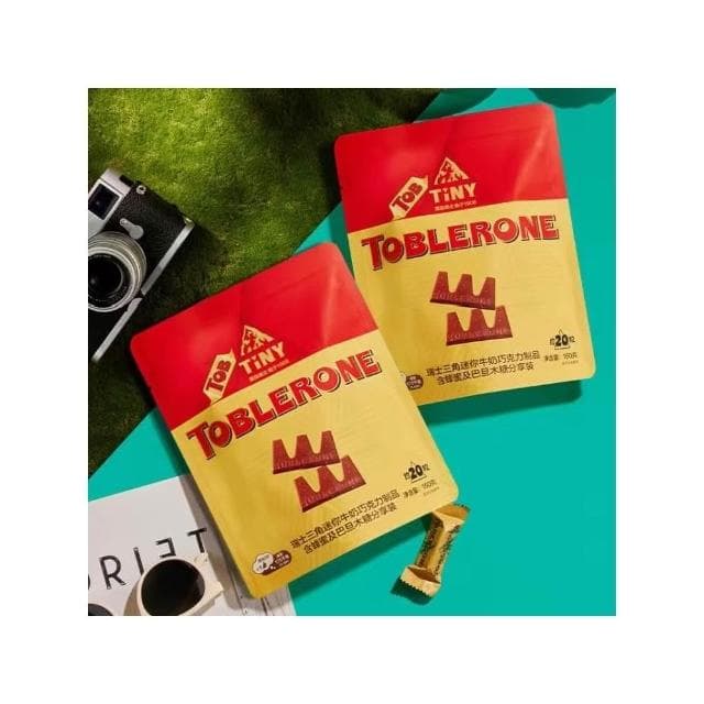 Lucky Toblerone/瑞士三角巧克力迷你牛奶160g袋裝進口黑巧休閑零食喜糖