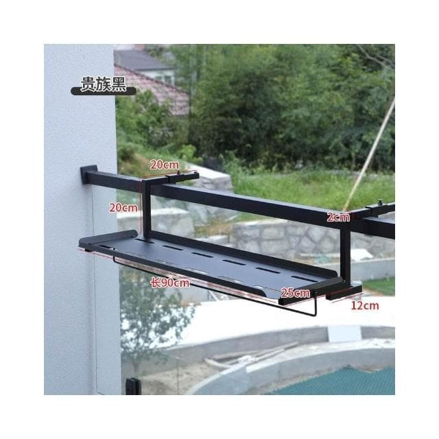 鐵藝花架 盆栽置物架 陽台花盆架 護欄多肉花架 窗台植物架 懸掛花盆架 掛式置物架 多肉植物架 陽台擺放架