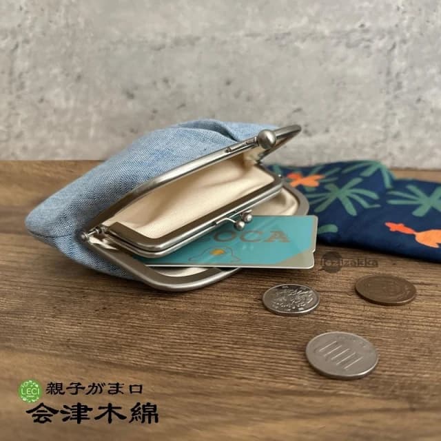 〓樂齊商店〓生日禮物 松野屋 会津木綿親子口金包 情人節禮物 母親節禮物 日本口金包