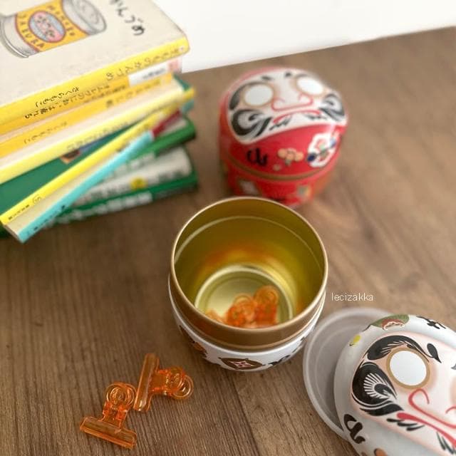 〓樂齊商店〓 開運招福 許願達摩紅白茶葉保存罐組 伴手禮 送禮 長輩送禮 客戶送禮 生日禮物 新居落成送禮