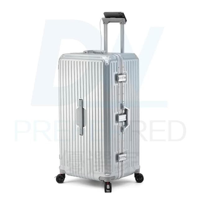 【DW優選家】頂配版 鋁框行李箱30吋 超硬鋁框箱 多功能行李箱 銀色行李箱 商務行李箱 胖胖箱 TSA國際海關鎖