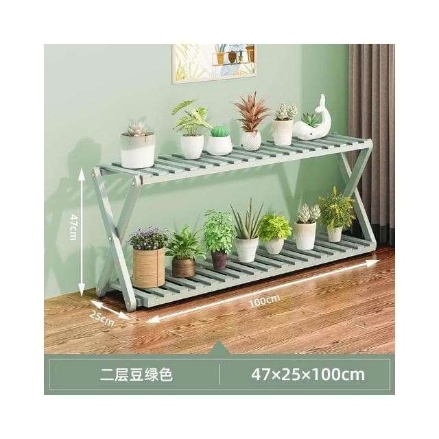 陽臺花架子室內多層實木客廳傢用置物架多肉綠蘿花盆架裝飾植物架 花架 盆栽架 陽台花架子