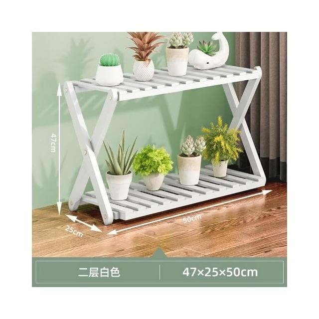 陽臺花架子室內多層實木客廳傢用置物架多肉綠蘿花盆架裝飾植物架 花架 盆栽架 陽台花架子